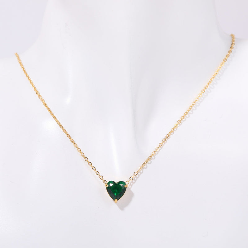 Maryella Birthstone Love Necklace
