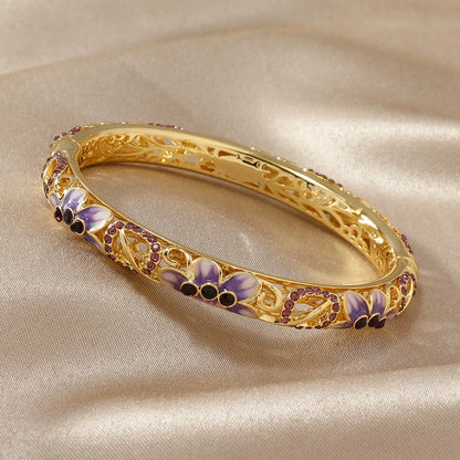 Elara Enamel Bangle