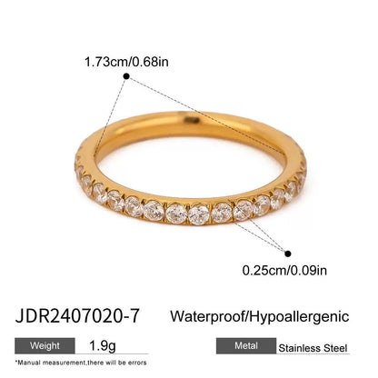 Paperclip Link Gold Ring