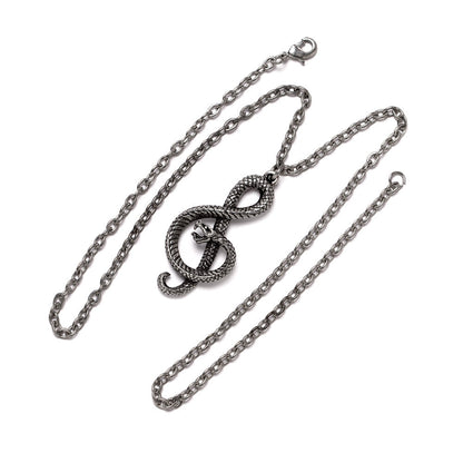 Playing the Devil's Tune Musical Snake Pendant by Alchemy Gothic