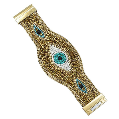 Evil Eye Beaded Bracelet