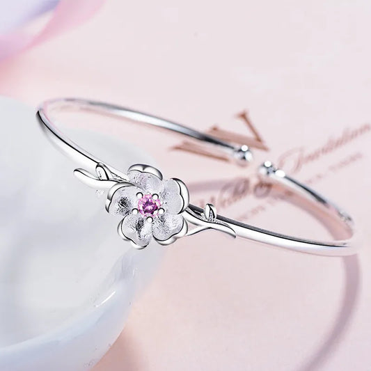 Cherry Blossom Flower Bracelet