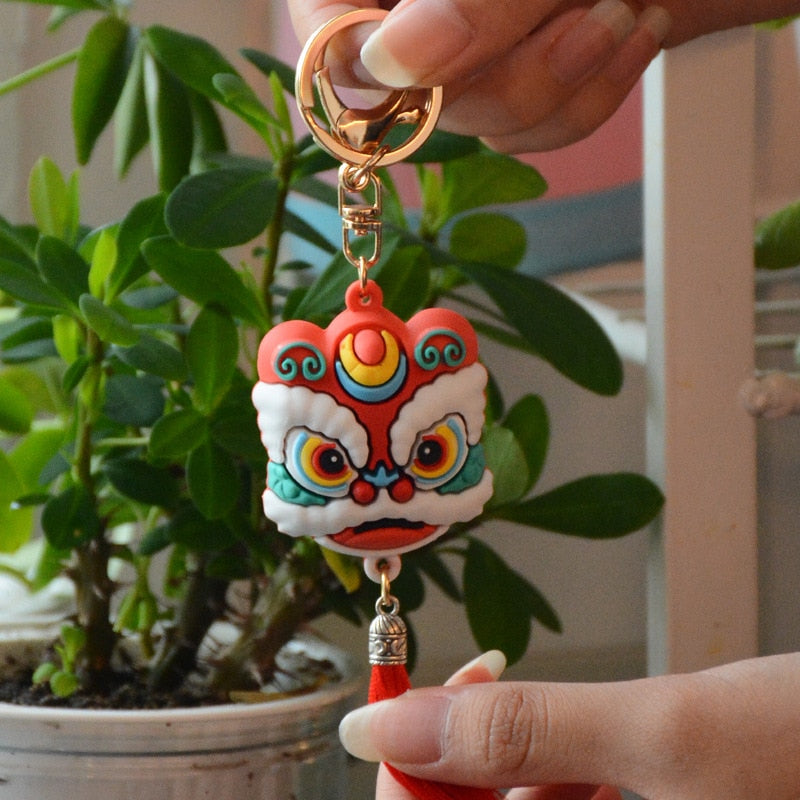 Lion Dance Keyring