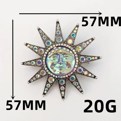 Holographic Sun Goddess Brooch