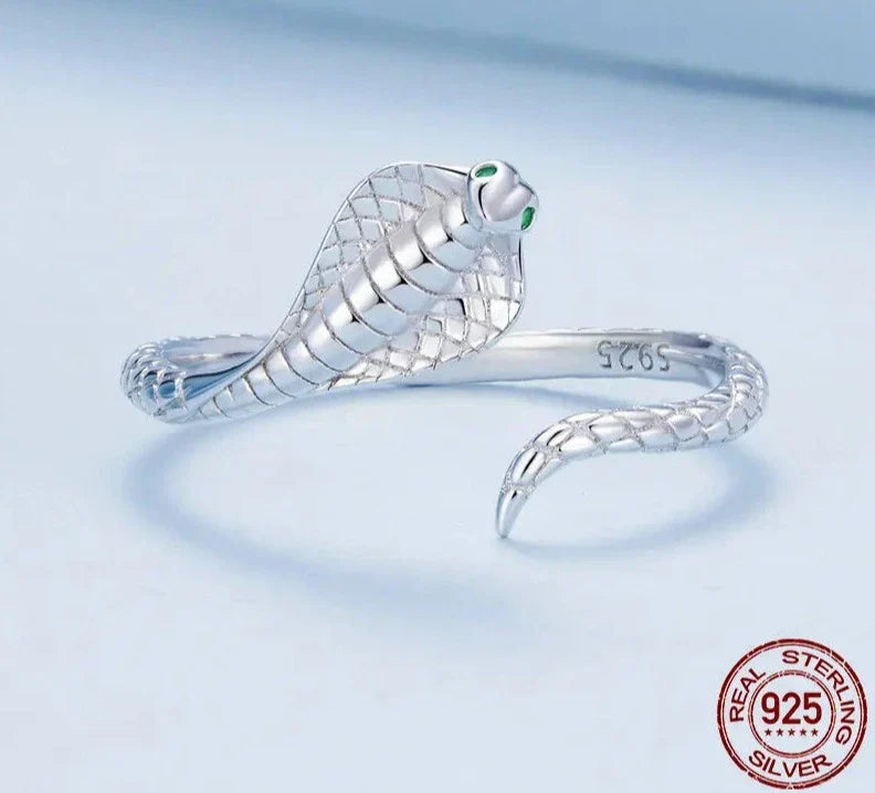 Sterling Silver Cobra Ring