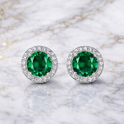 Diana Earrings - White Gold Plated