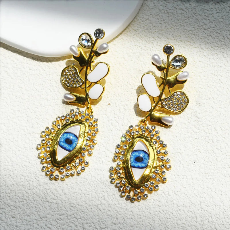 Vine & Eyes Dangle Earrings