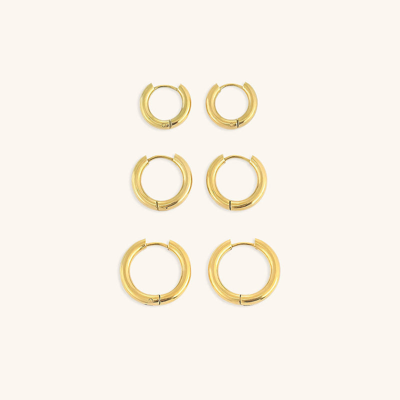 Timeless Hoop Trio Set Earrings