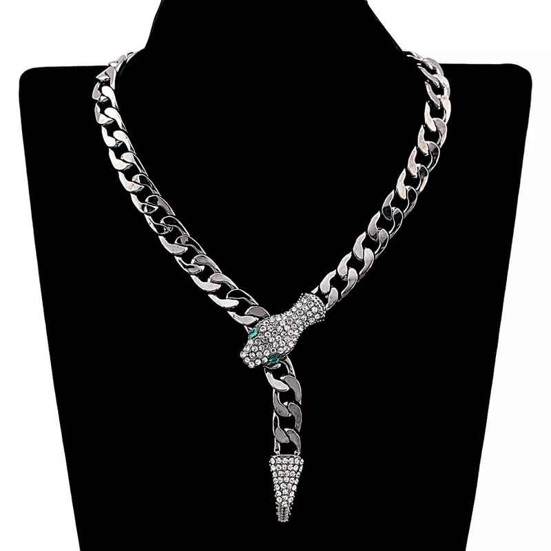 Statement Snake Chain Necklace