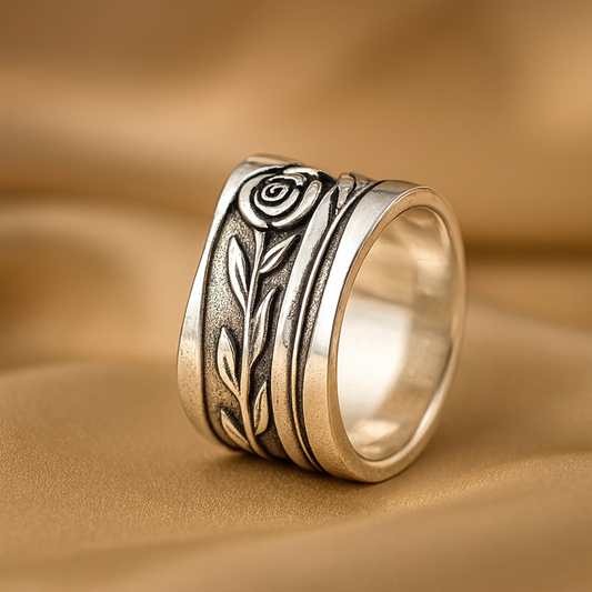 Silver Bloom Ring
