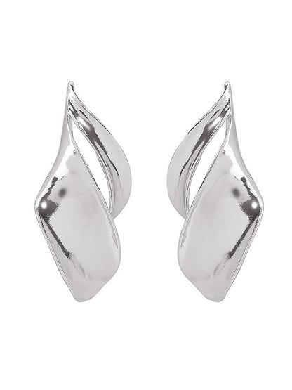 Geometric Color Drop Earrings