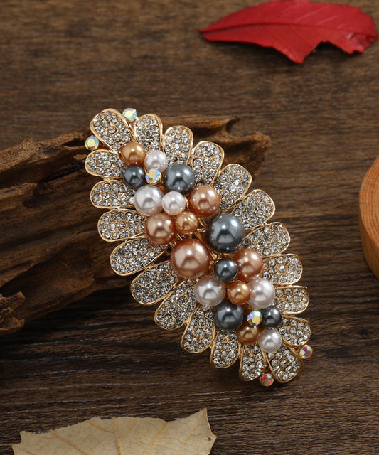 Multicolour Zircon Pearl Hairpin
