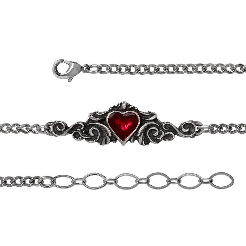 Betrothal Heart Bracelet by Alchemy Gothic