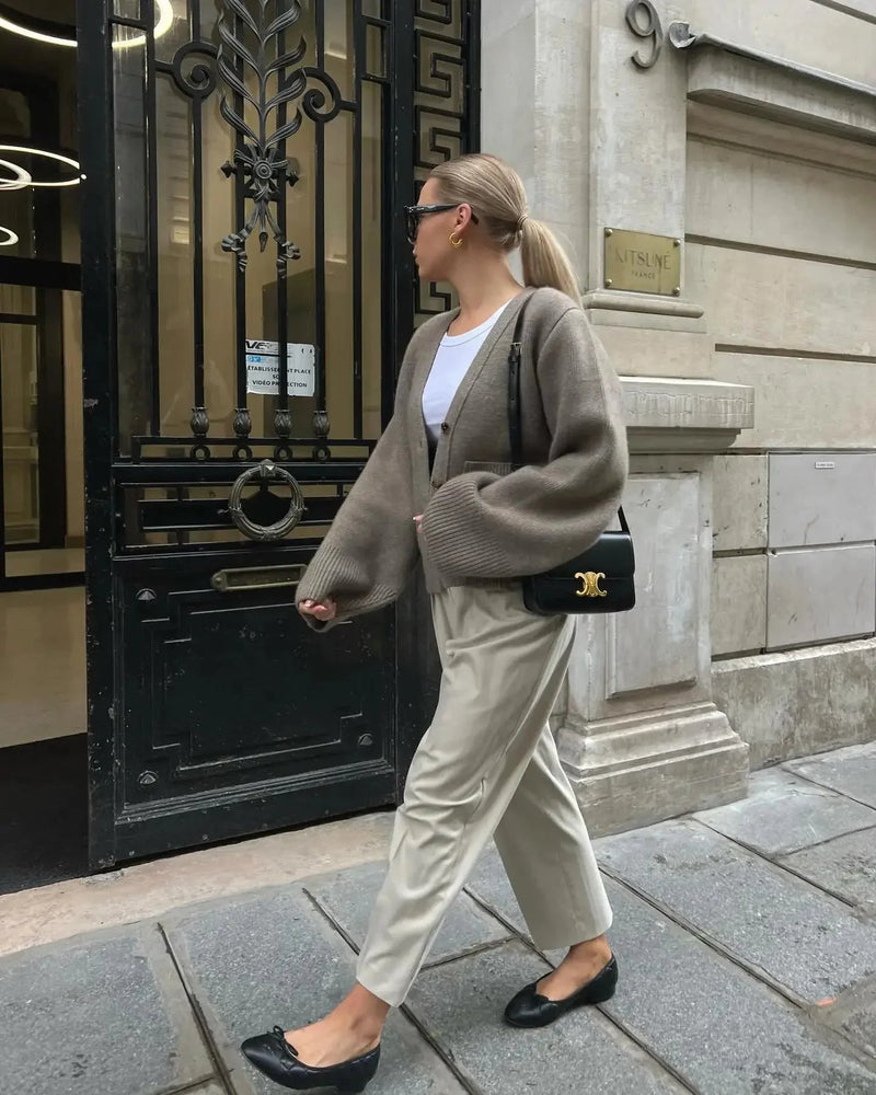 Vintage Inspired Sweater with a Contemporary Edge
