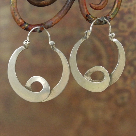 Simple Earrings in Silver