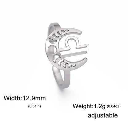 Moonlit Constellation Rings
