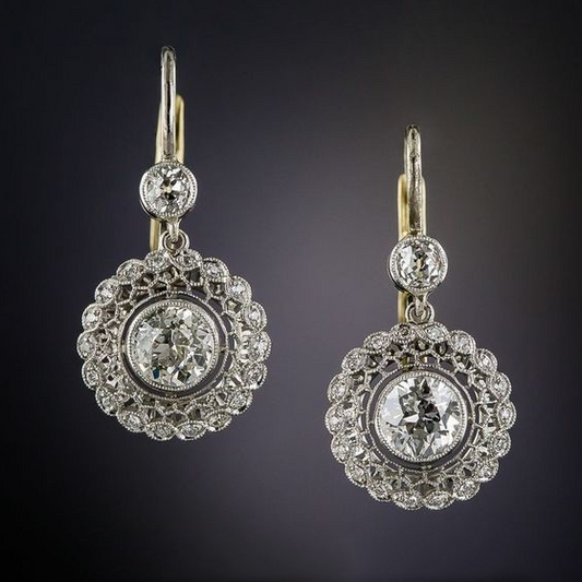 Mandala Zirconia Earrings