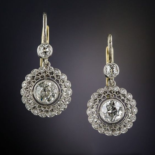 Mandala Zirconia Earrings