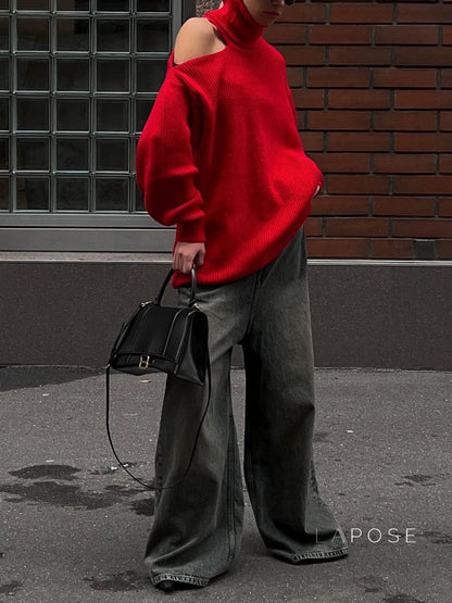 Well Tailored Sweater with a Graceful Silhouette