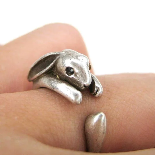 Silver Bunny Earrings