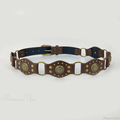 Rebellious Dark Metal Antique Corset Belt