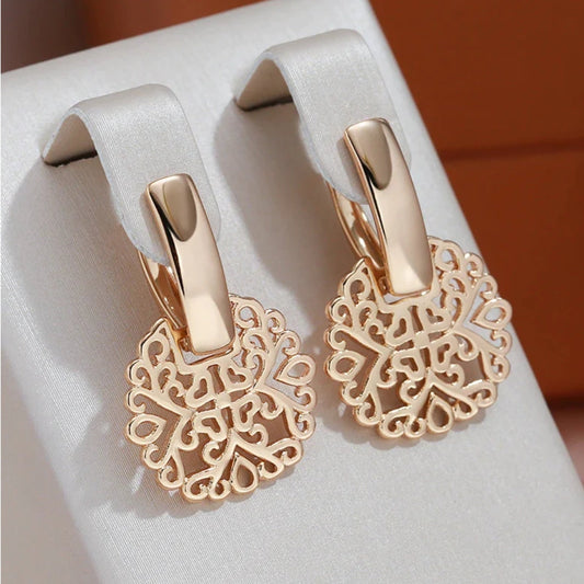 Mandala Hollow Earrings