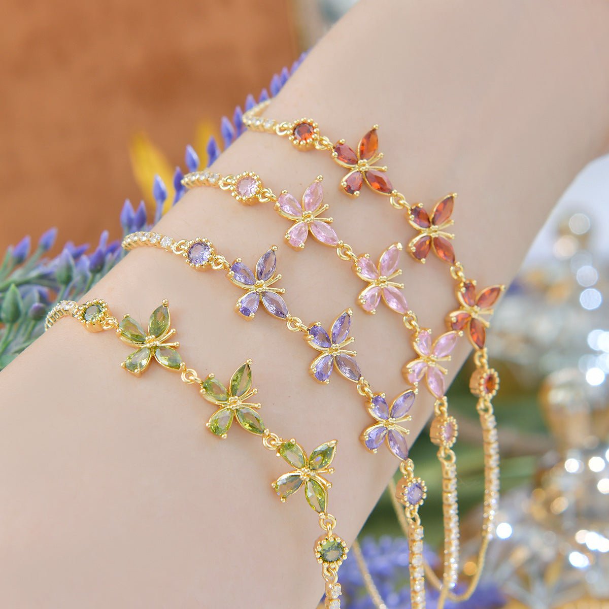 Adelaide Bracelet in Amber