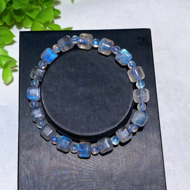 Adjustable Crystal Healing Bracelet With Natural Gemstones