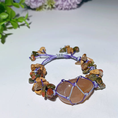 Adjustable Mixed Crystal Spiritual Bracelet 5-7cm Healing Energy