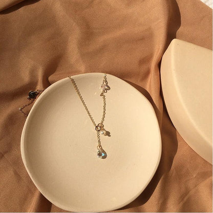 Austrian Crystal Pearl Necklace