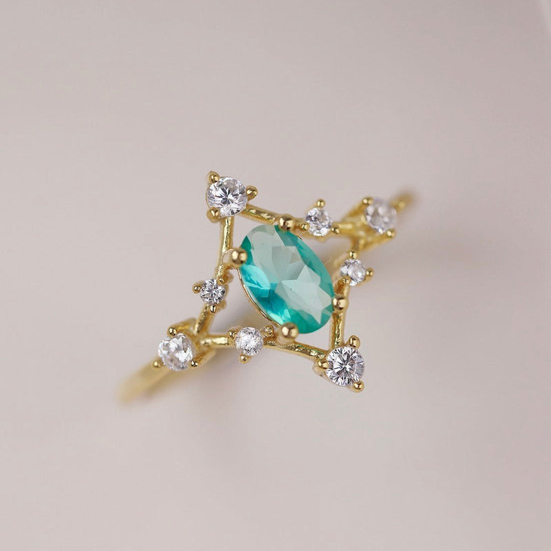 Azure Étoile Ring