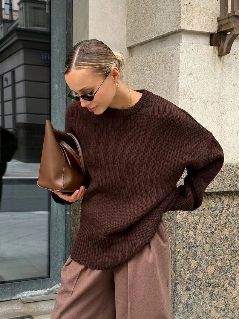 Beautifully Finished Sweater in a Timeless Design