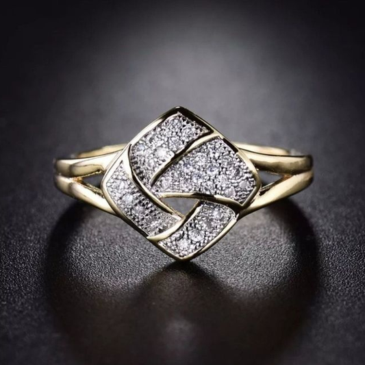 Bright Symbol Gold Ring