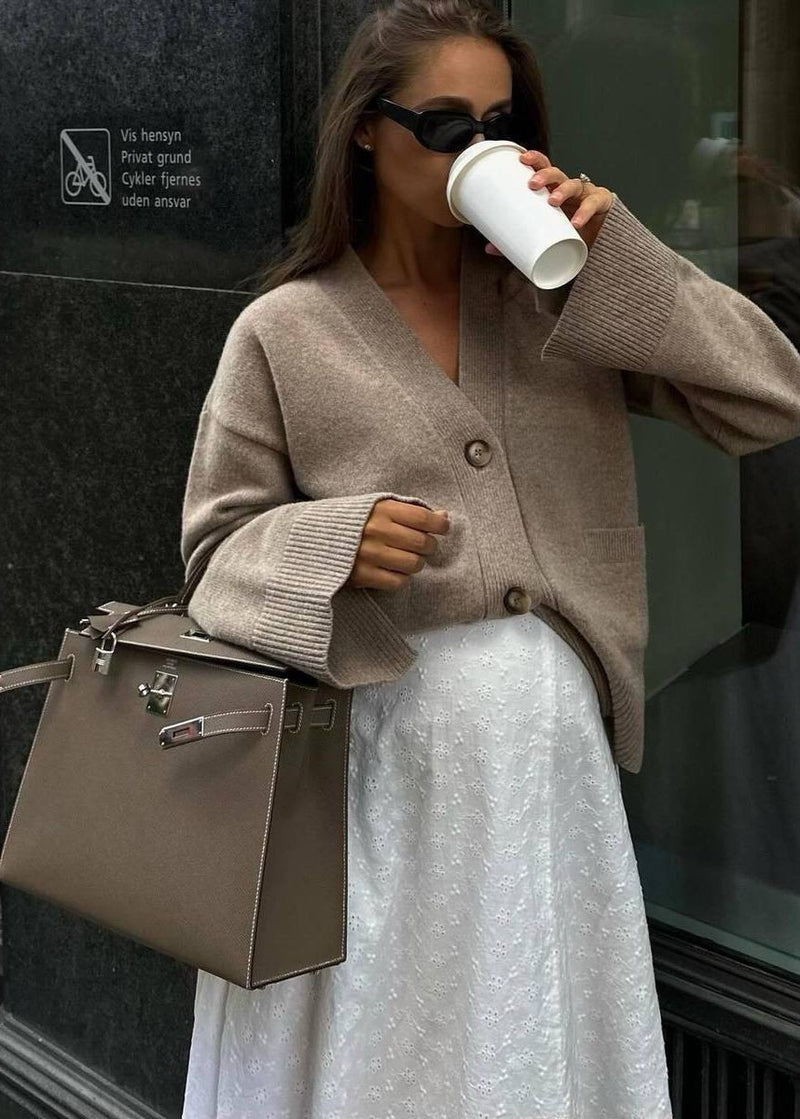 Sophisticated Cardigan with a Clean Classic Look