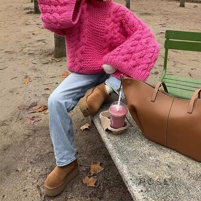 A Vintage Style Sweater with Delicate Timeless Details
