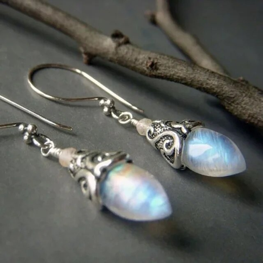 Moonstone Drop Earrings