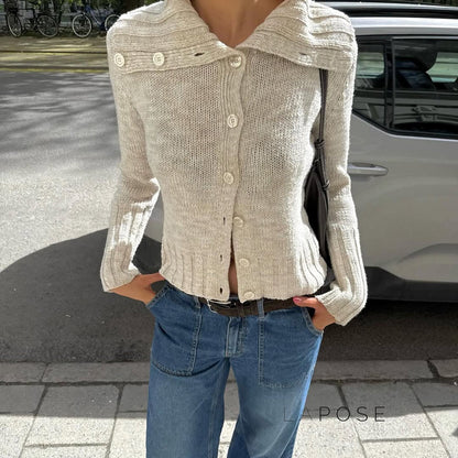 A Vintage Style Cardigan with Delicate Timeless Details