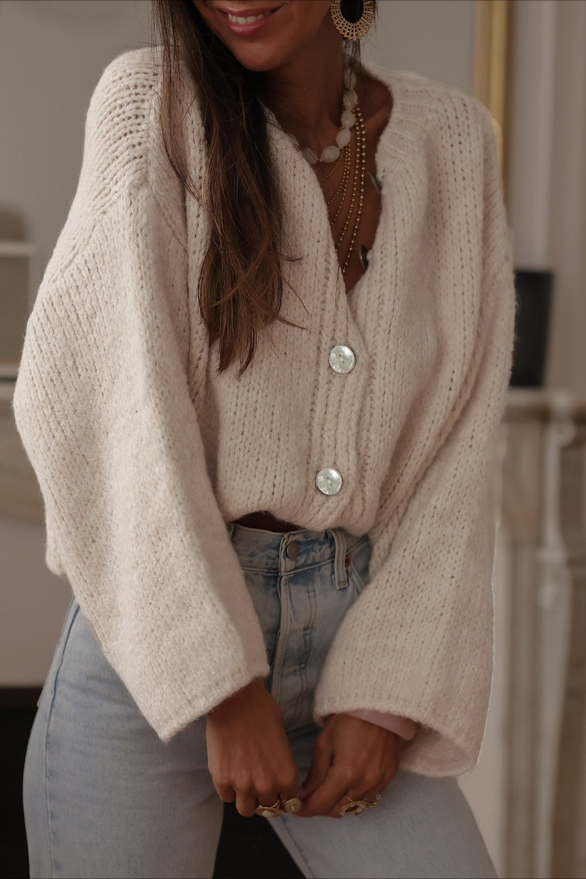 Sophisticated Cardigan with a Clean Classic Look