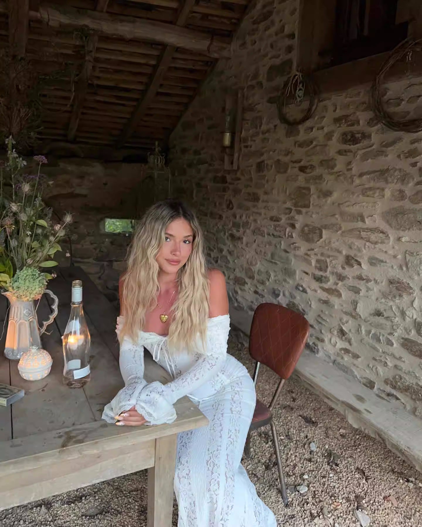 A Vintage Style Dress with Delicate Timeless Details
