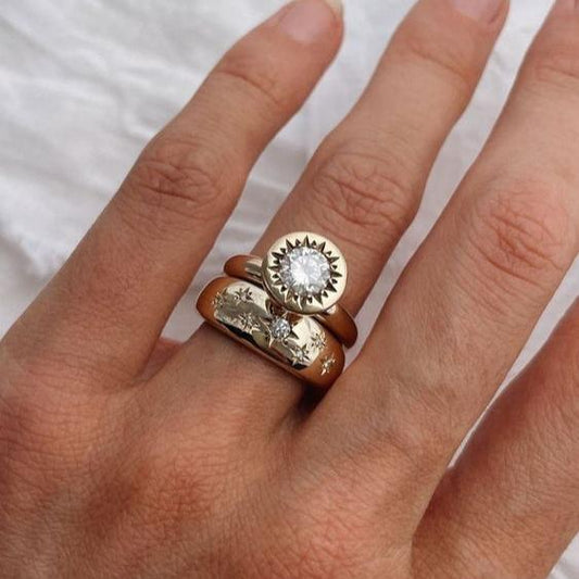 Bright Star Ring Set