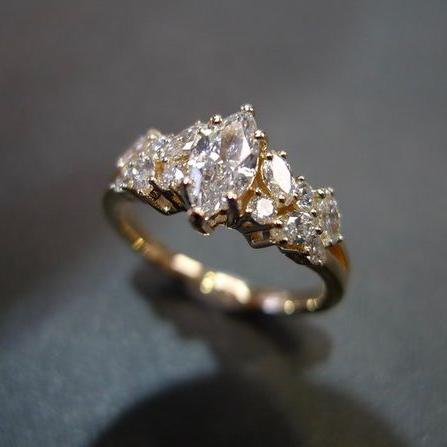 Crystal Crown Ring