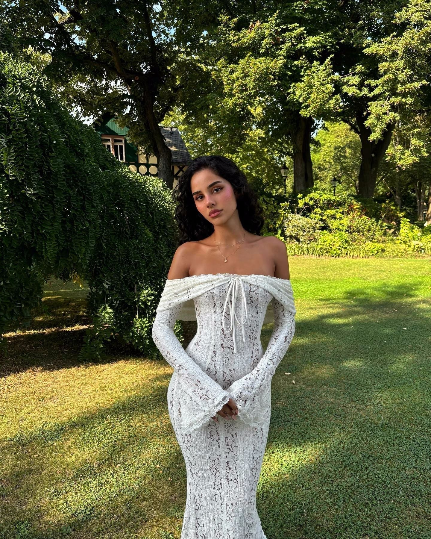 A Vintage Style Dress with Delicate Timeless Details
