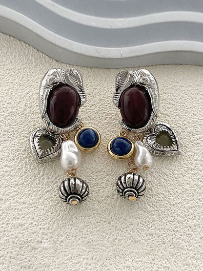 Geometric Shiny Earrings Accessories