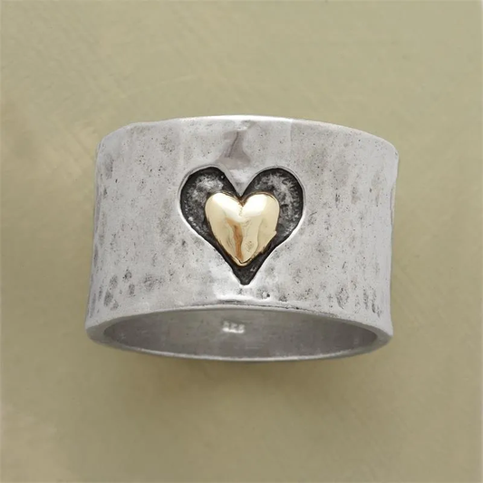 Silver Heart Ring