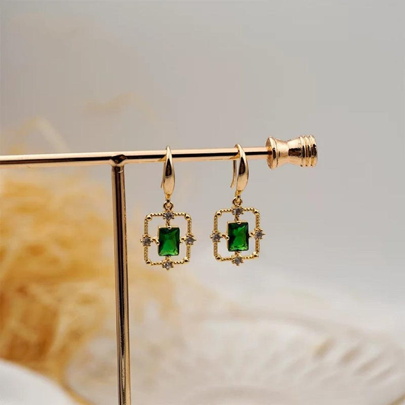 Emerald Baroque Earrings (3 Styles)