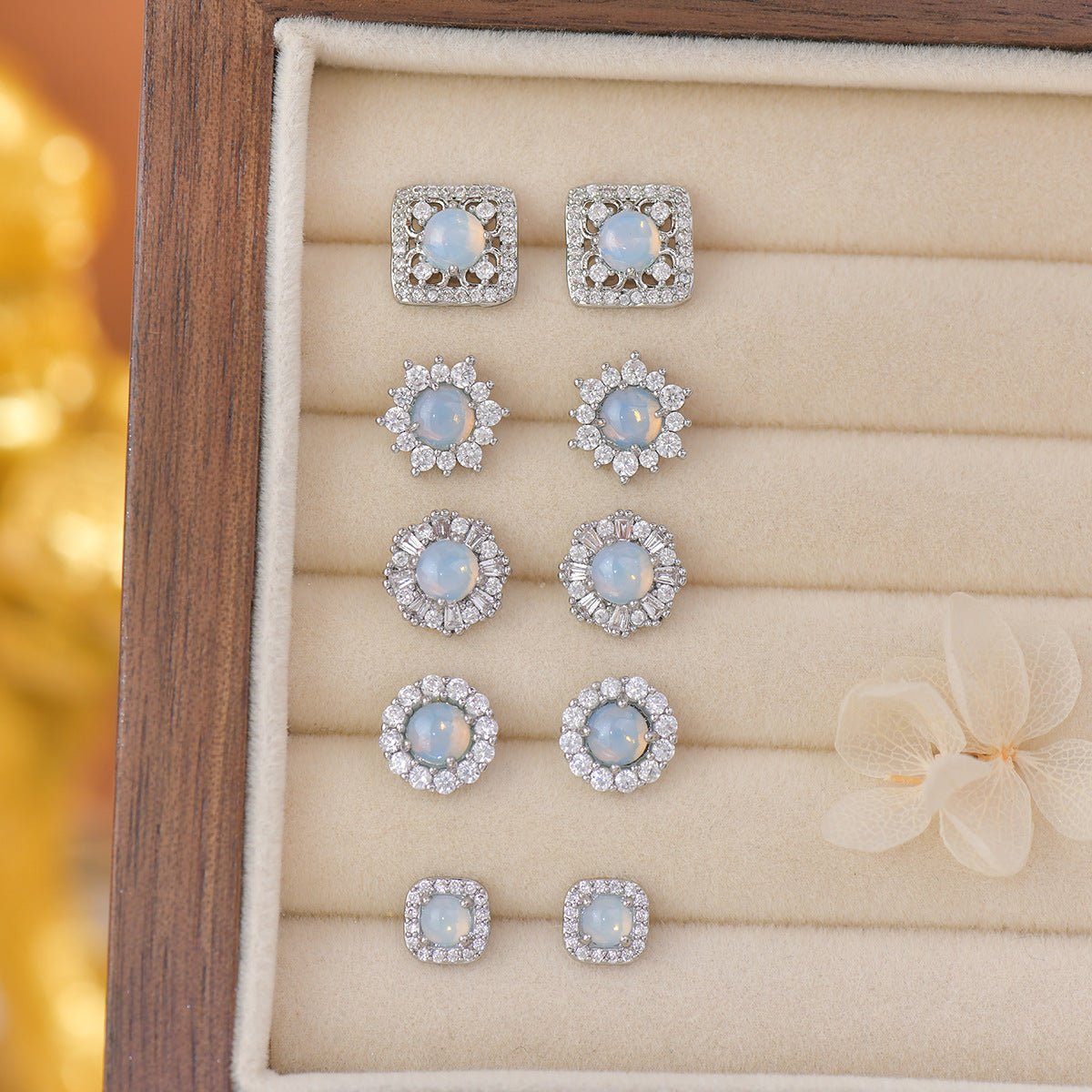 Baroque Stud Earrings - Rachelle