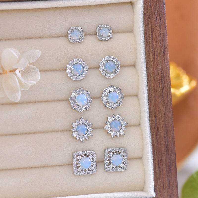 Baroque Stud Earrings - Shelly