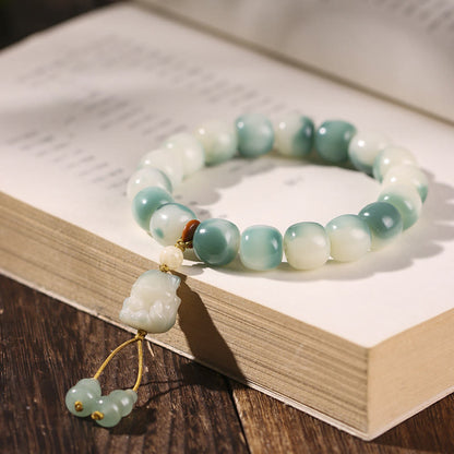 Bodhi Seed Spiritual Bracelet With Nine-tailed Fox Protection