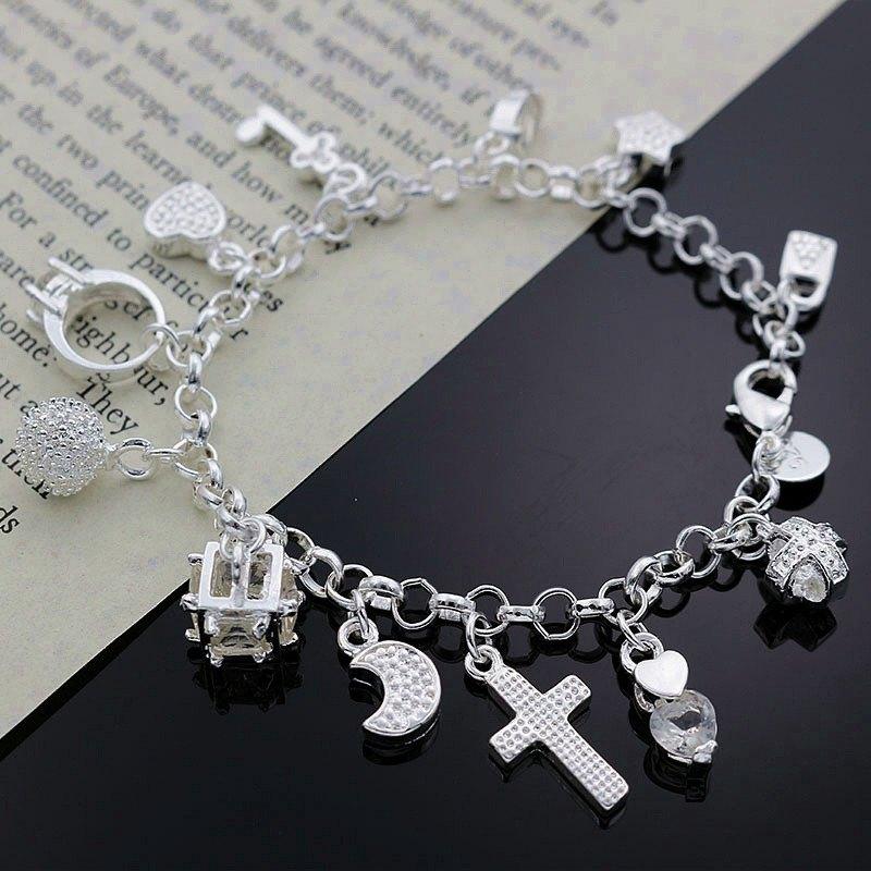 Silver Charm Bracelet