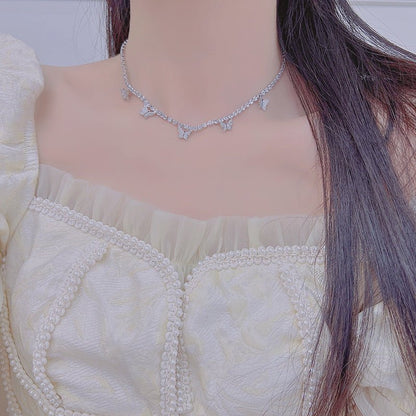 [] Odette Butterfly Choker Necklace
